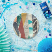 カラーエッジII ペーパープレート (パーティー)