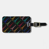 カラーエッフェルタワーズ ラゲッジタグ (正面横)