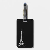カラーエッフェルタワーズ ラゲッジタグ (裏面縦)