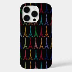 カラーエッフェルタワーズ iPhone 16 PROケース