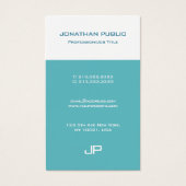 カラーエレガントエリートデザインモダンモノグラムの (裏面)