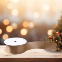 カラーエレガントズ – カフェオレイトサテンリボン