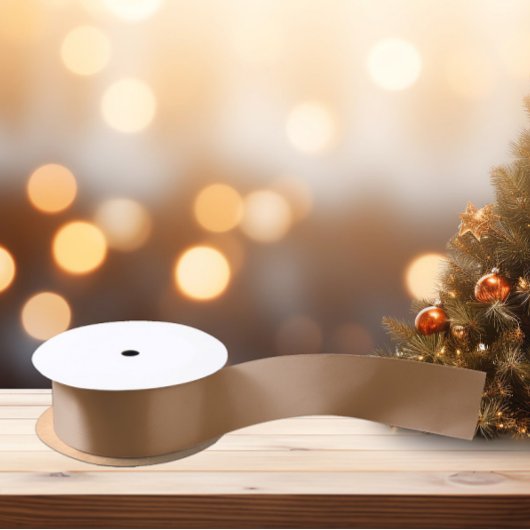 カラーエレガントズ – カフェオレイトサテンリボン サテンリボン