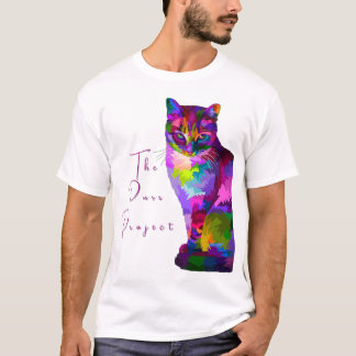 カラーオフセットT型 Tシャツ