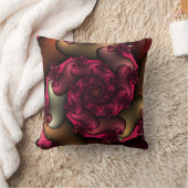 カラーオブラブフラクタル装飾用クッション クッション (ブランケット)