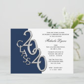 カラーオプション付き2020グレードシルバーのクラス 招待状 (スタンド正面)