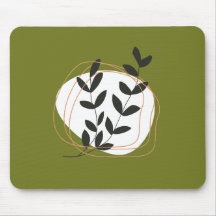 カラーオリーブグリーンかわいらしのミニマル抽象芸術