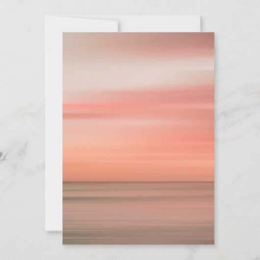 カラーオーバーレイスタイリッシュ赤面結婚写真 招待状 (裏面)