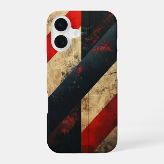 カラーカオスコンポジション iPhone 16ケース (裏面)