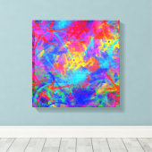 カラーカオス キャンバスプリント (インサイチュ (ウッドフロア))