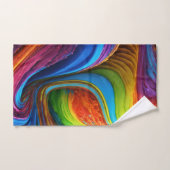 カラーカスケードバスタオルセット バスタオルセット (ハンドタオル)