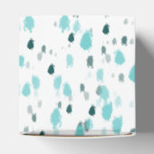 カラーカスタマイズグリーンブルーの抽象芸術アートのスプラッシュ フェイバーボックス (上部)