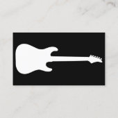 カラーカスタマイズ可能なシンプルエレクトリックギタービジネス 名刺 (裏面)