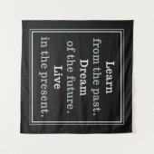 カラーカスタムやる気を起こさせる引用文タペストリー タペストリー (正面(横))