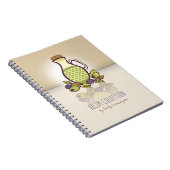 カラーカスタムオリーブ油クックブックレシピノート ノートブック (右側)