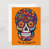 カラーカスタムカラフルシュガースカルディーアデムエルトス シーズンポストカード (正面/裏面)