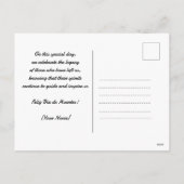 カラーカスタムカラフルシュガースカルディーアデムエルトス シーズンポストカード (裏面)