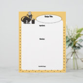 カラーカスタムキャットシェフのアロマスレシピレターヘッド (スタンド正面)