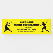 カラーカスタムテニスのトーナメントバナーテンプレート 横断幕 (横)