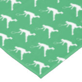 カラーカスタムテニス選手のシルエットテーブルクロス テーブルクロス (アングル)