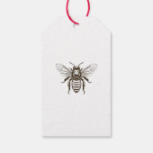 カラーカスタムハニービー缶詰ラベル ギフトタグ (裏面)