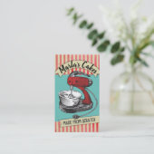 カラーカスタムレトロスタンドミキサーベーカリーベーキングブシン 名刺 (スタンド正面)