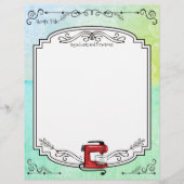 カラーカスタムレトロスタンドミキサーレシピレターヘッド (正面)