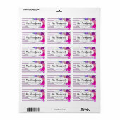 カラーカスタムヴィンテージフローラ石鹸または香水ラベル ラベル (フルシート)