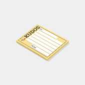 カラーカスタム婚約クドス従業員認識 ポストイット (アングル)