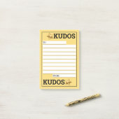 カラーカスタム婚約クドス従業員認識 ポストイット (デスク上)