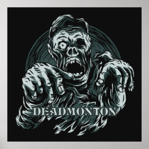 カラーカスタムDEADMONTONゾンビポスター ポスター