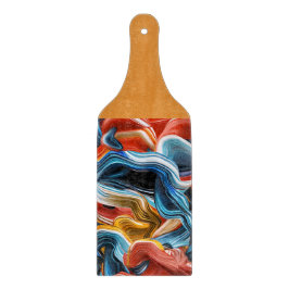 カラーカラフルブルーのサンゴ切断板のミックス カッティングボード