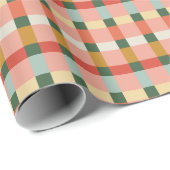 カラーカラフルブロック ラッピングペーパー (ロールコーナー)