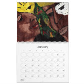 カラーカレンダーのユーザー カレンダー (1月 2026)