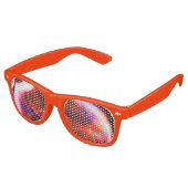 カラーガラス又は石の大切気泡 レトロサングラス (アングル)