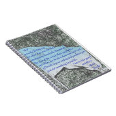 カラーガードの旗のインスピレーションのノート ノートブック (右側)