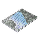 カラーガードの旗のインスピレーションのノート ノートブック (左側)