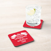 カラーガードの赤、ラブカラーガード コースター (右側)