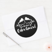 カラーガードを愛するために ラウンドシール (封筒)