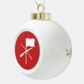 カラーガードオーナメント セラミックボールオーナメント (右)