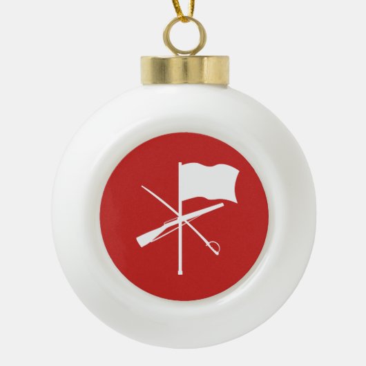 カラーガードオーナメント セラミックボールオーナメント (正面)