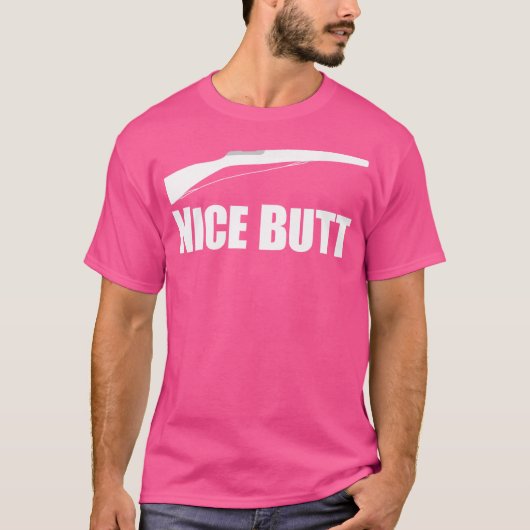 カラーガードカラーガードガンおもしろいニースお尻 Tシャツ (正面)