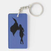 カラーガードキーチパーソナライズされたェーン キーホルダー (裏面)