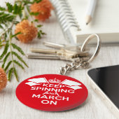 カラーガードキーリング キーホルダー (側面)