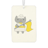 カラーガードグレーキャットイエローホワイト カーエアーフレッシュナー (裏面)