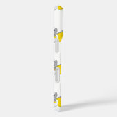 カラーガードグレー猫（黄色と白） Case-Mate iPhoneケース (裏面 / 右)