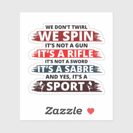 カラーガードダンスとフラッグのパフォ鮮やかーマンス シール (シート)