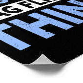 カラーガードパパ私の娘はそのフラグFlippyを行う ポスター (角)