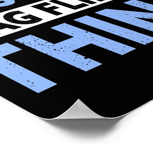 カラーガードパパ私の娘はそのフラグFlippyを行う ポスター (角)