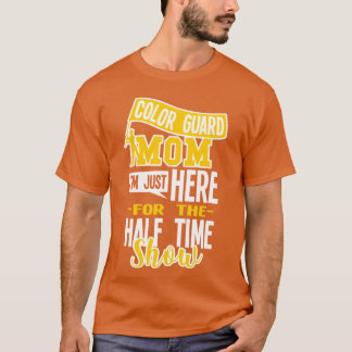 カラーガードママ ハーフタイムショー 家族 Tシャツ